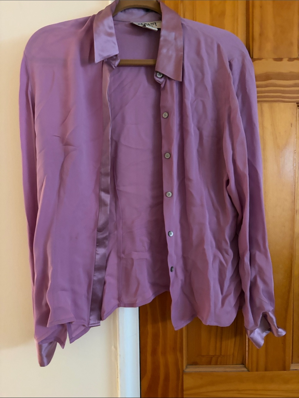 🎀Alfani Pink Silk Blouse